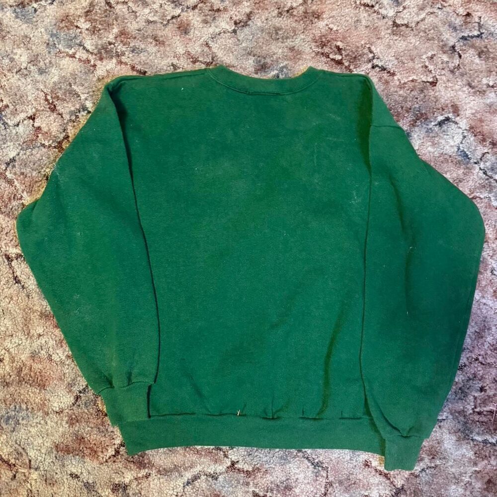 Vintage 1992 Christmas Rocking Horse Crewneck sweater Made In USA - Picture 3 of 6